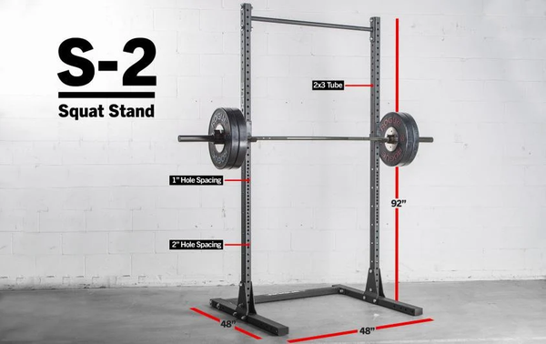 The Rogue Fitness S-2 Squat Stand