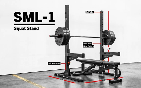 The Rogue Fitness SML-1 Squat Stand