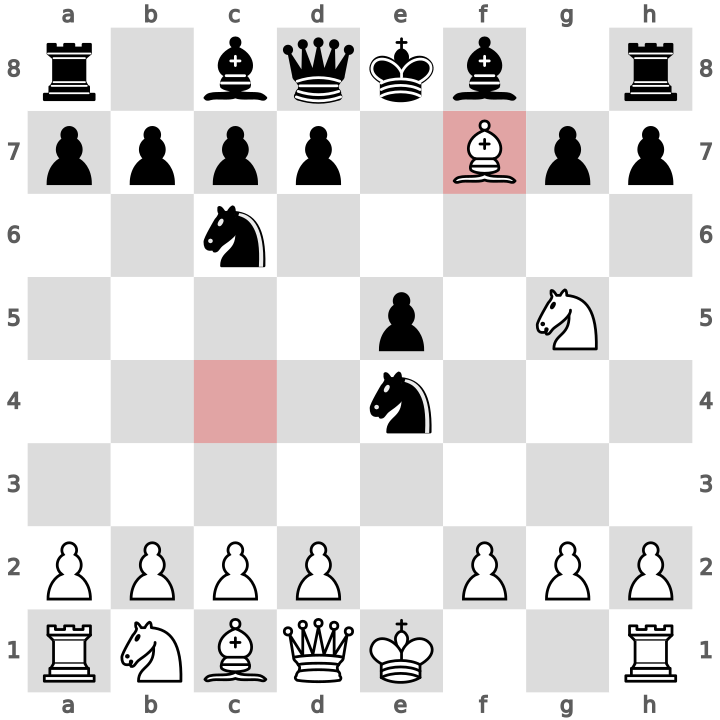 To prevent our opponent from castling, and win back the pawn that they took from us on e4.